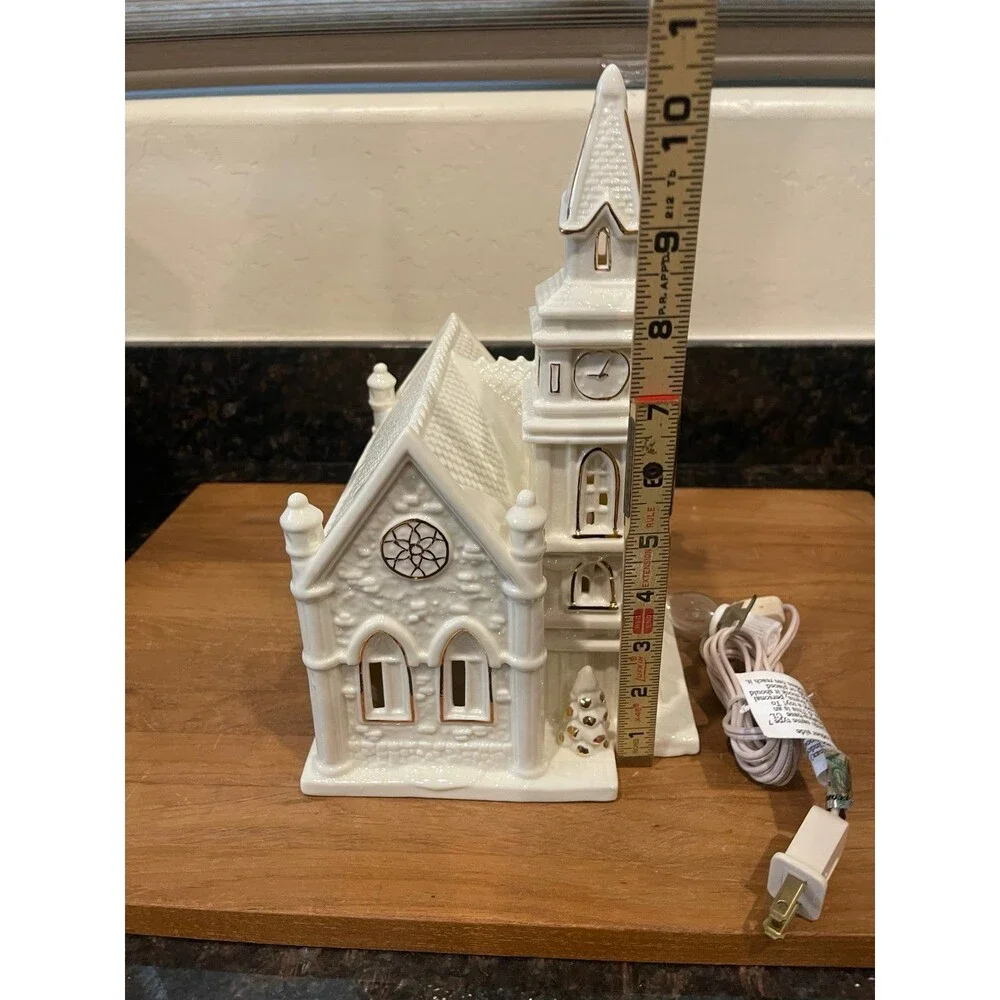 Vintage Dillard's Lighted porcelain church